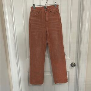 BDG- Rust Orange corduroy Jeans- 25